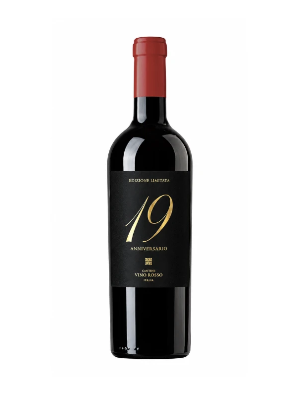 Rượu vang 19 Anniversario Vino Rosso 19% Cao Cấp