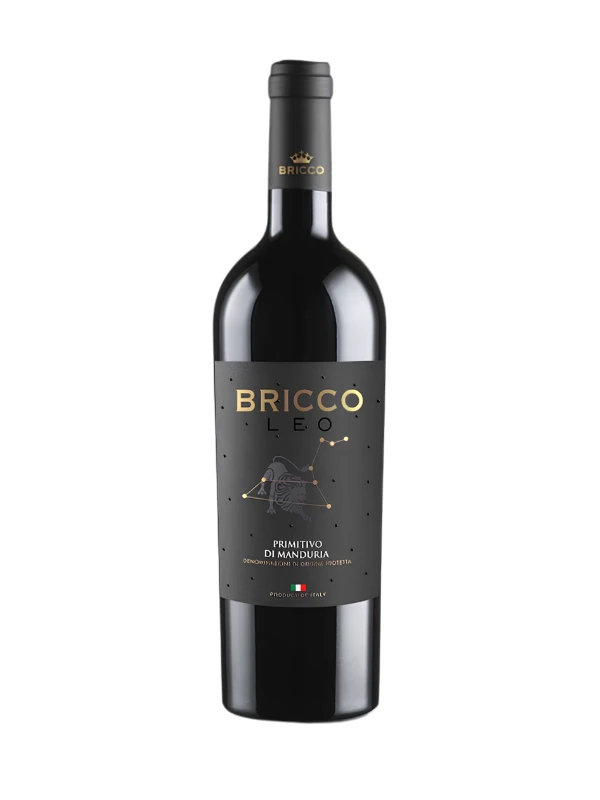 Rượu vang Bricco Leo Primitivo Puglia IGT 15 độ Chính hãng
