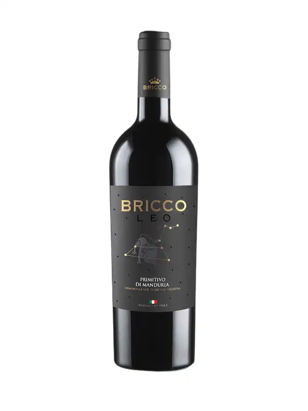 Rượu vang Bricco Leo Primitivo Puglia IGT 15 độ Chính hãng