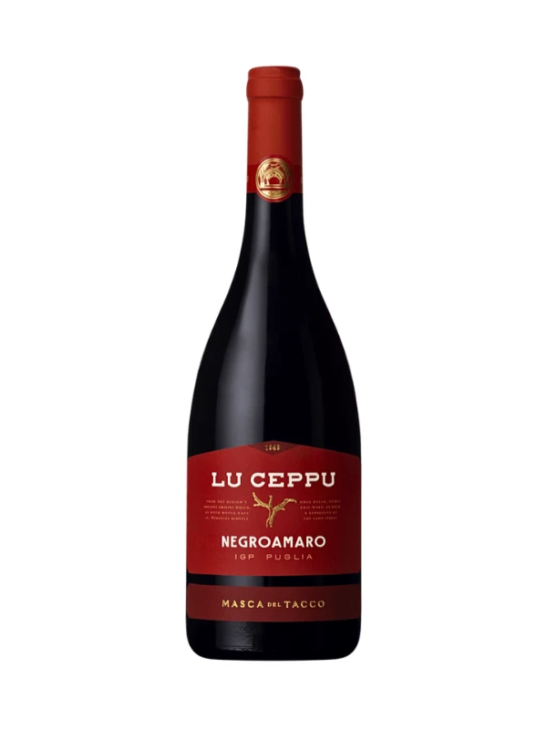 Vang Ý Lu Ceppu Negroamaro Masca Del Tacco IGP 15 độ Chính hãng