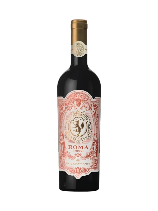 Rượu Roma Rosso Poggio le Volpi 14% 750ml Ý