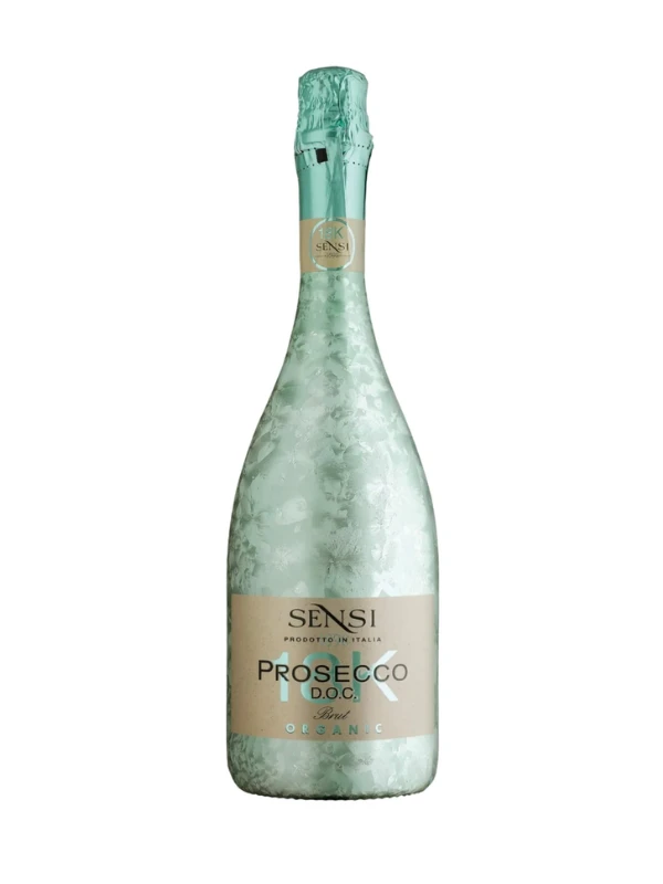 Rượu vang Sensi 18K Prosecco Organic - Vang nổ lấp lánh