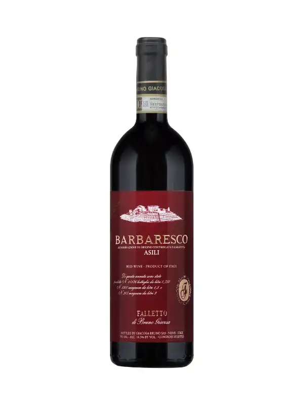 Vang đỏ Bruno Giacosa Barbaresco Asili Riserva DOCG Nhãn Đỏ