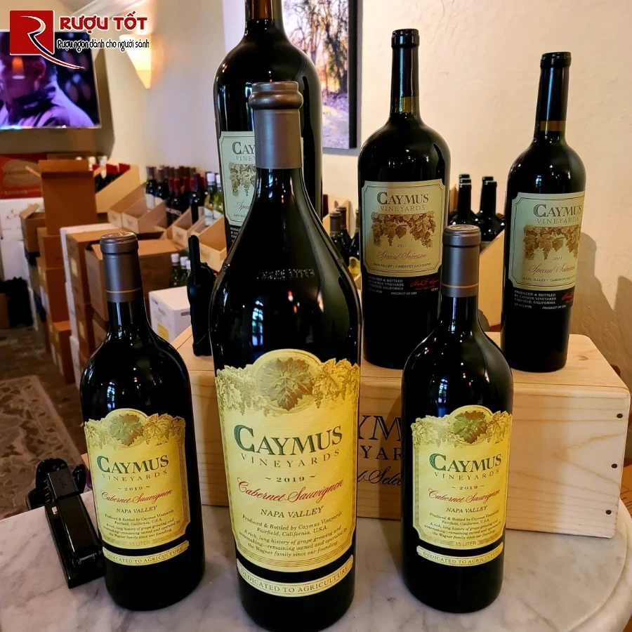 ruou caymus cac dong carbernet sauvignon