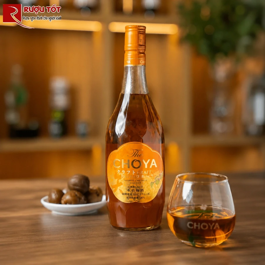 ruou mo choya craft fruit