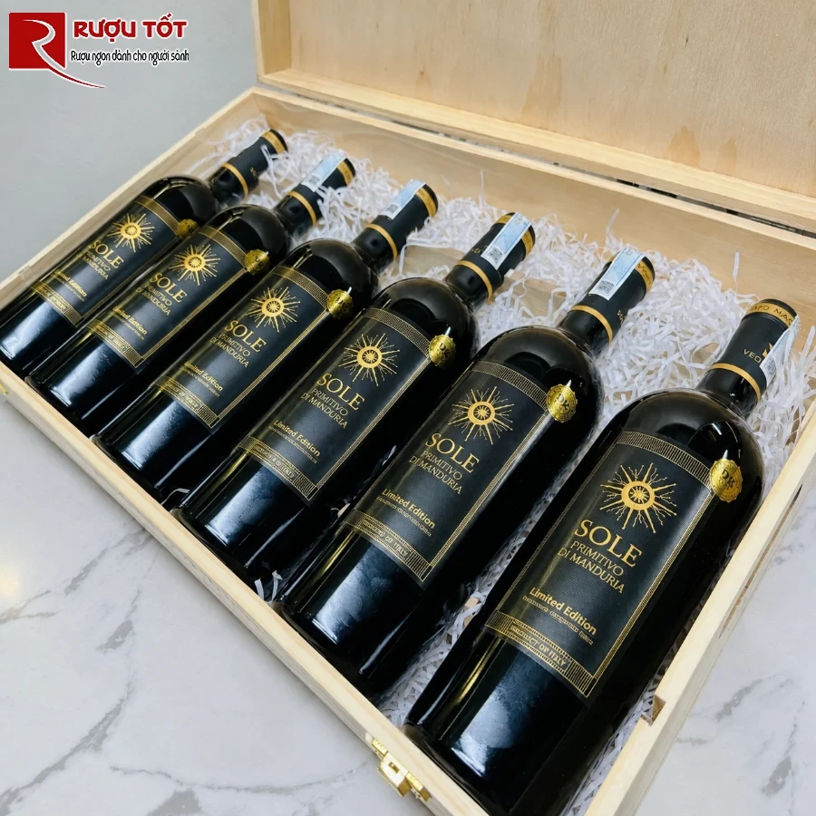 ruou vang sole primitivo
