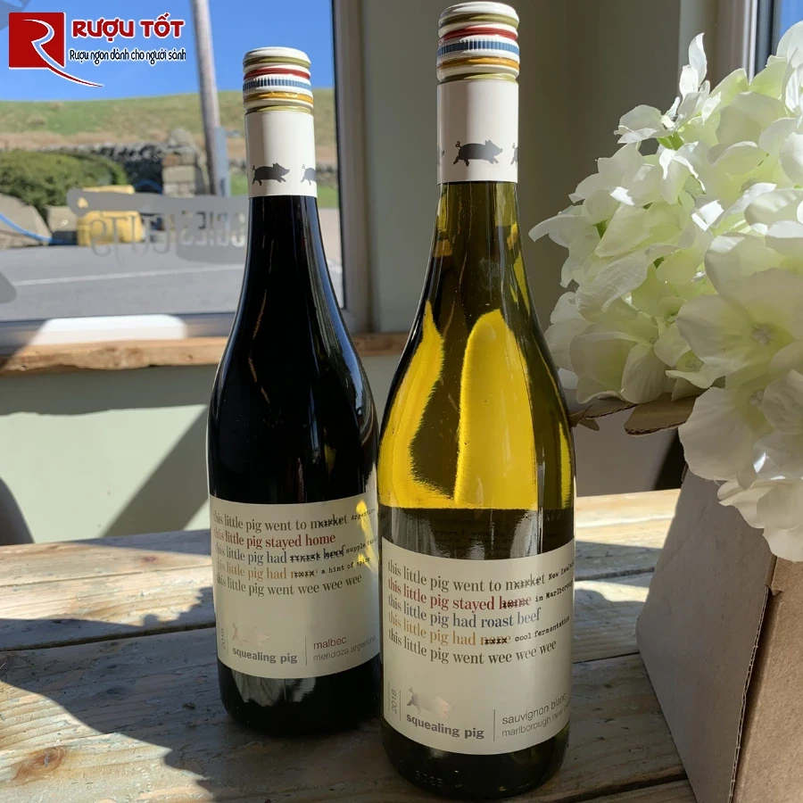 squealing pig sauvignon blanc 1