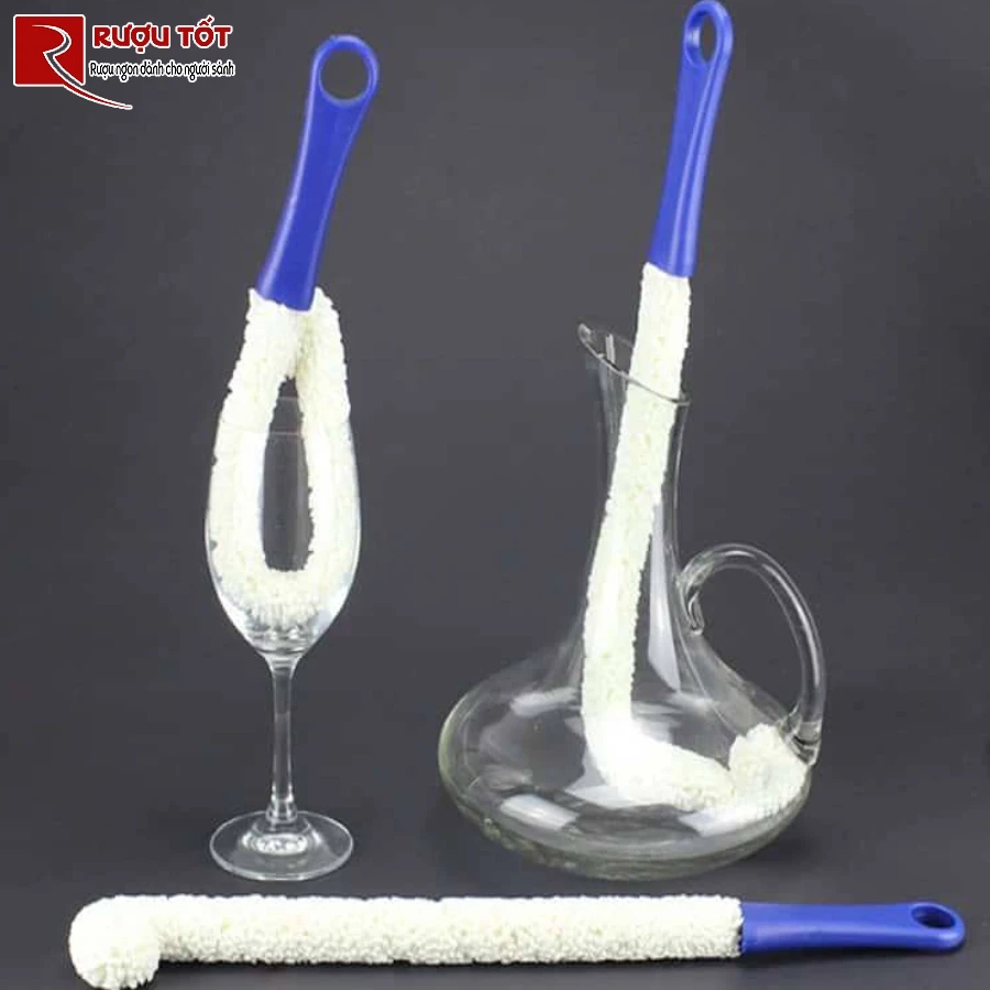 choi rua decanter binh chiet tho ruou vang gia tot