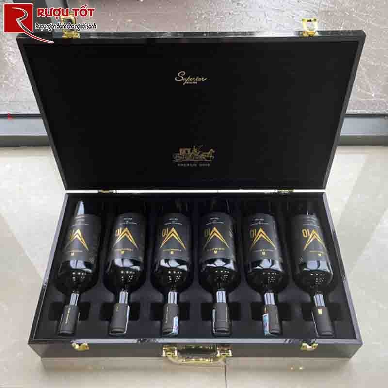 Hộp Gỗ Rượu Vang 6 Chai Giá Tốt