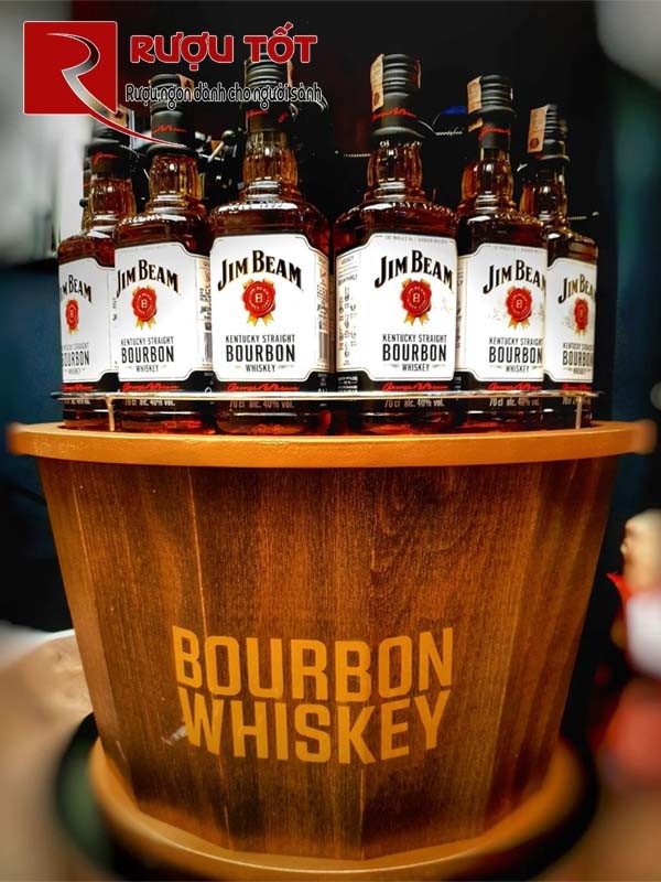 rượu Bourbon Jim Beam white cao cấp