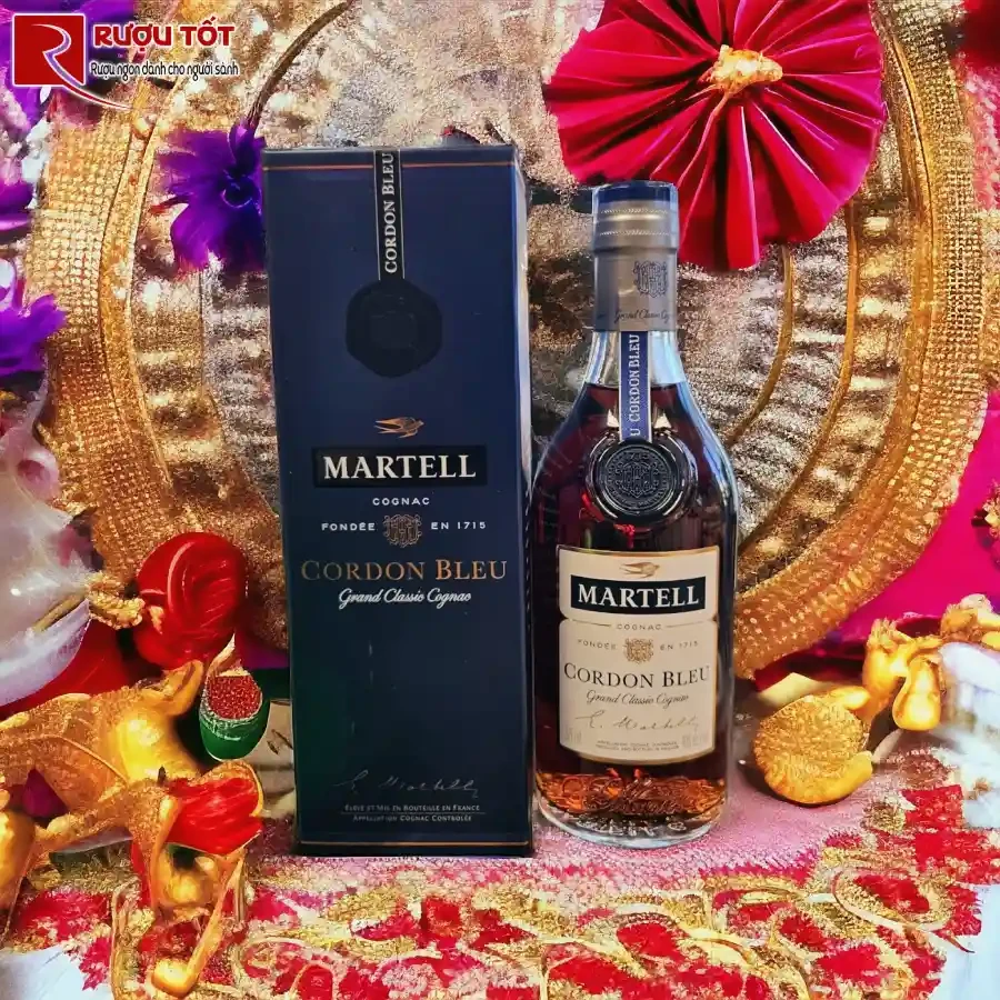 ruou martell cordon bleu 375ml size mini