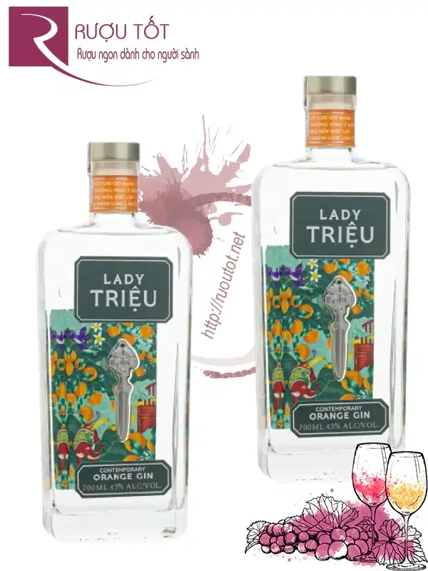 Lady Triệu Contemporary Orange Vietnam Gin