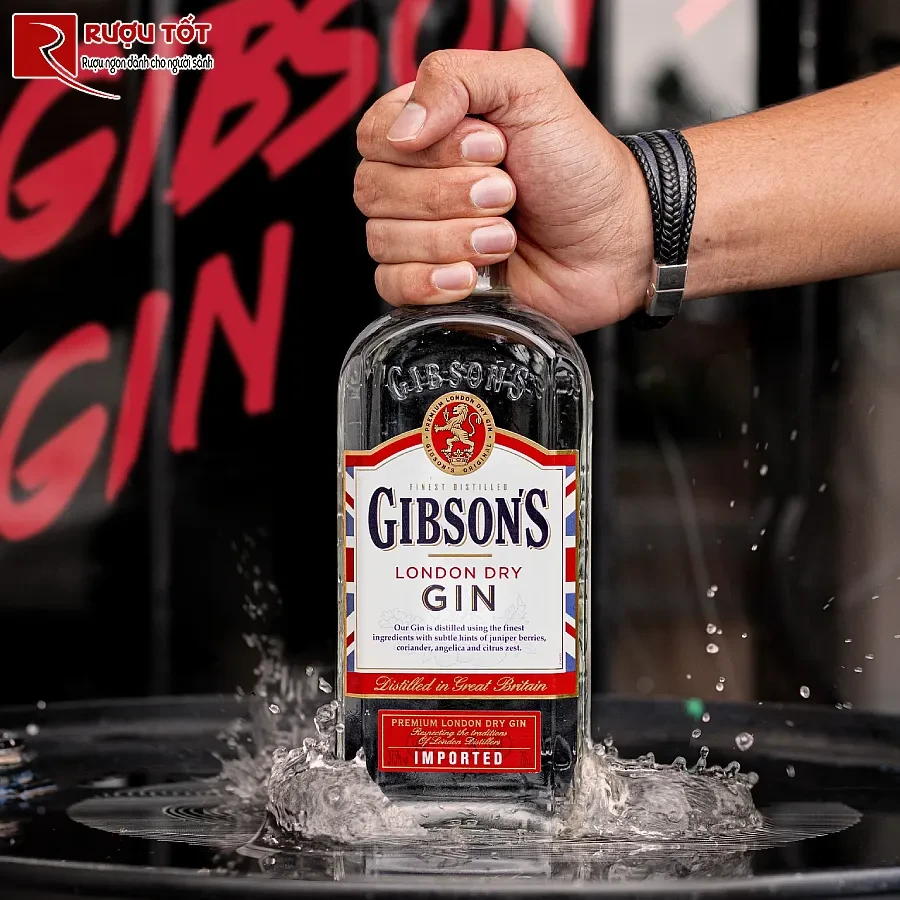 ruou gibson's gin london dry 700ml 38% chat luong cao