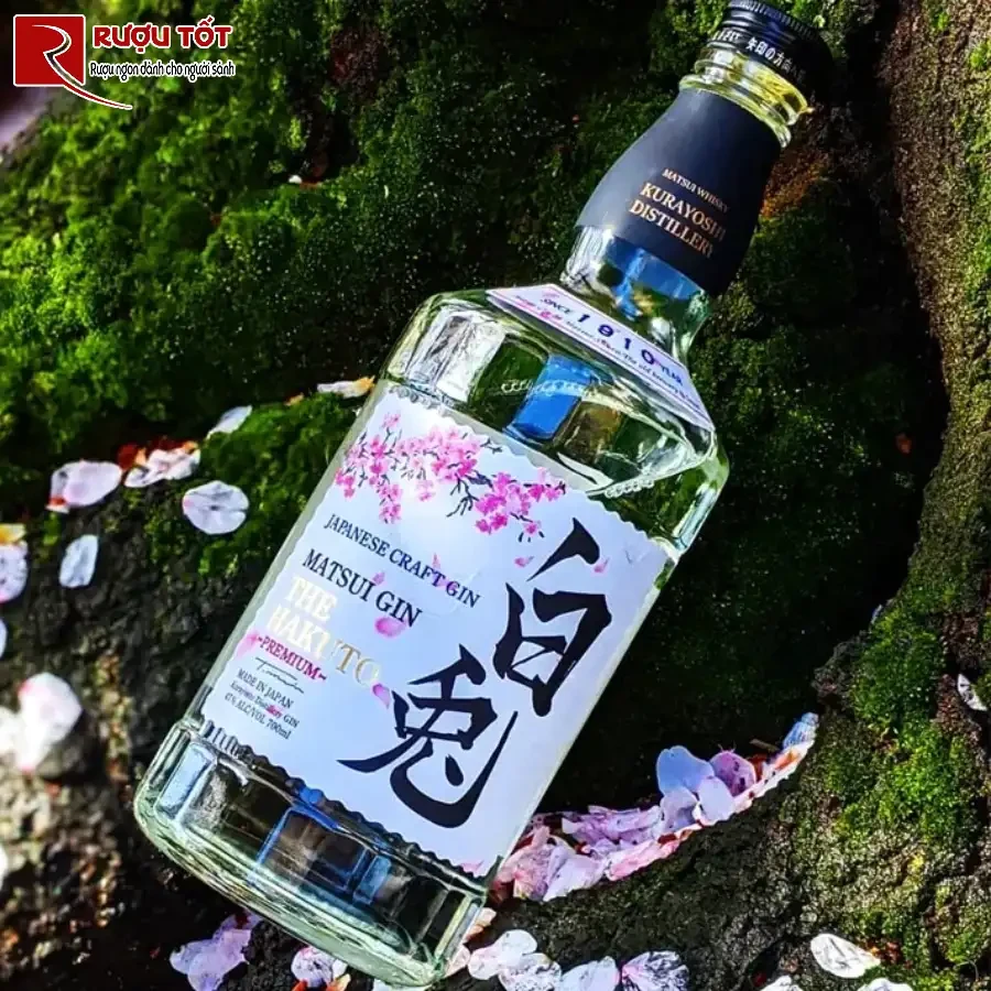 ruou hakuto premium gin 47% 700ml dang cap