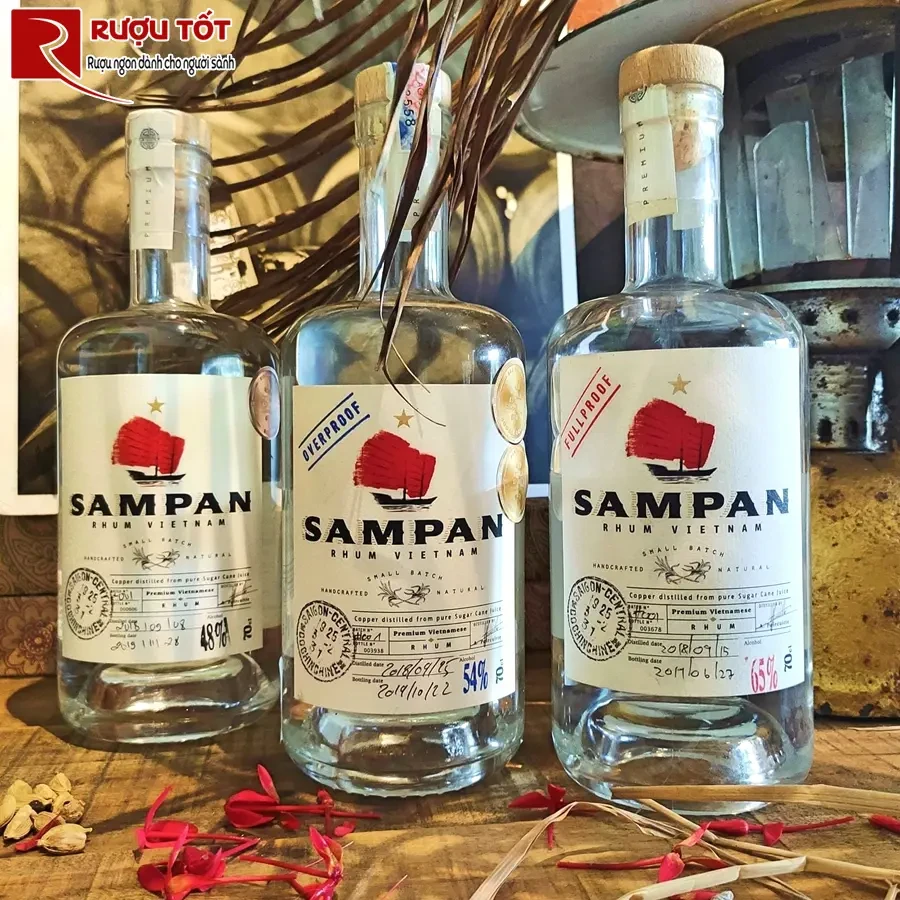 Rượu Rum Sampan Fullproof