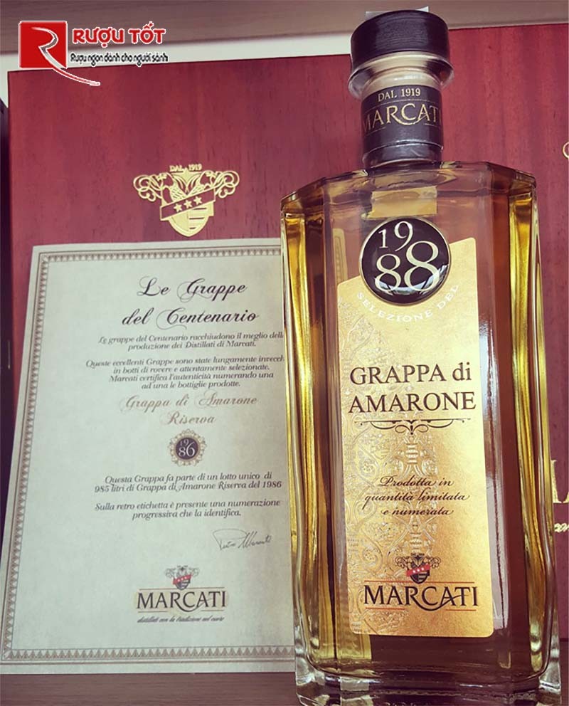Rượu Marcati Grappa Amarone