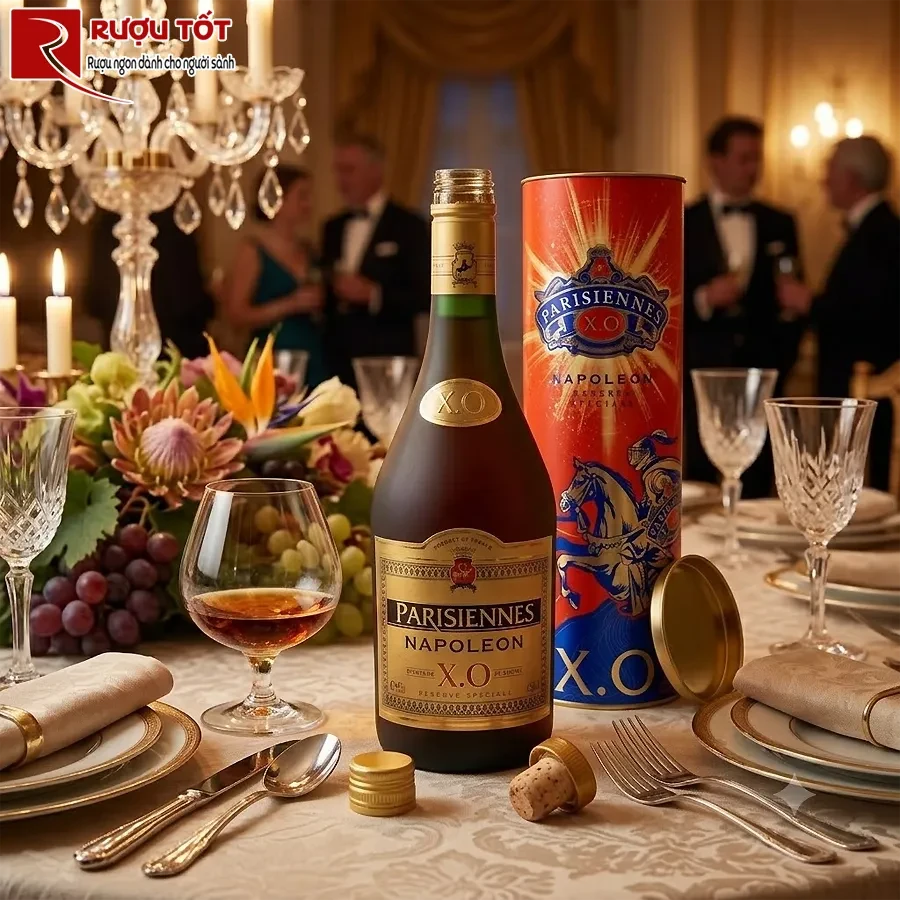 Rượu Brandy Parisiennes Napoleon XO