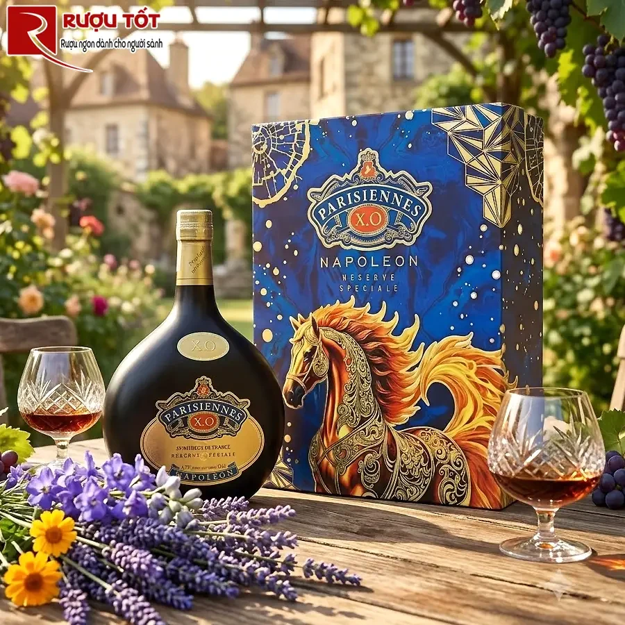 Rượu Pháp Parisiennes XO Decanter
