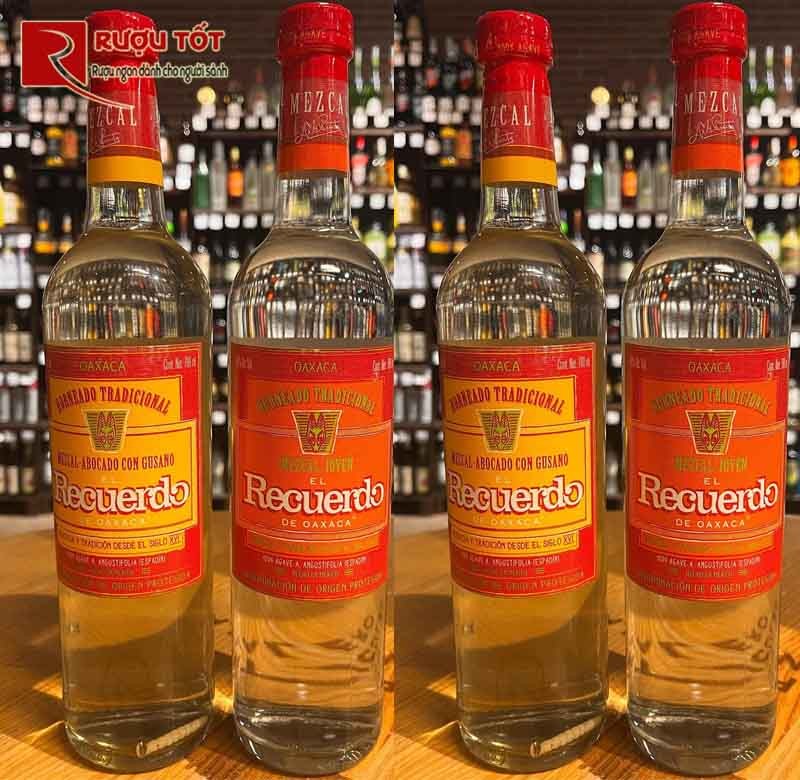 Rượu El Recuerdo Mezcal Joven 700ml