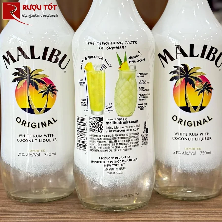 Rượu dừa Malibu Liqueur