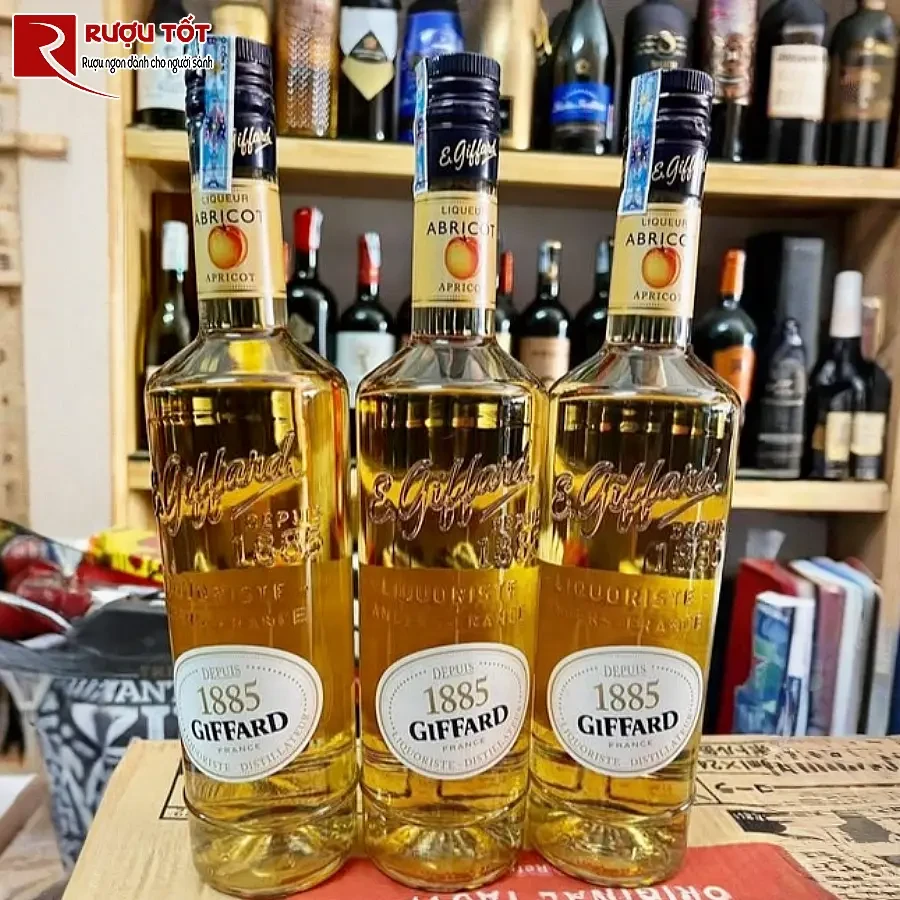 ruou giffard 1885 abricot brandy