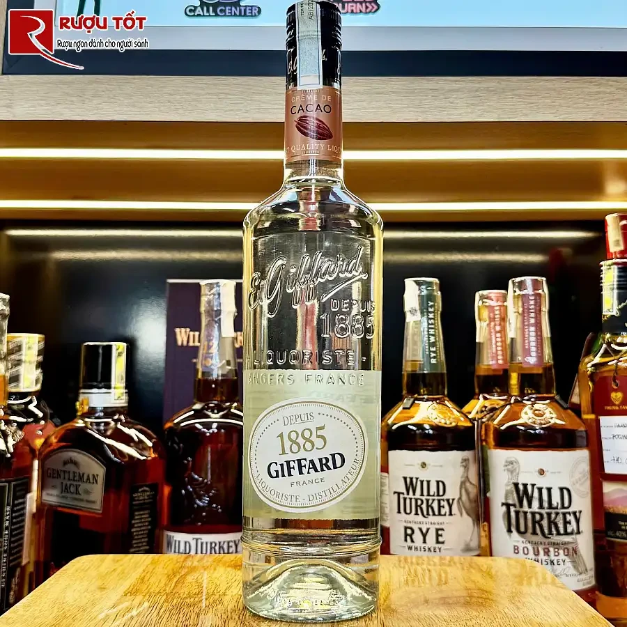 ruou giffard 1885 cacao creme white
