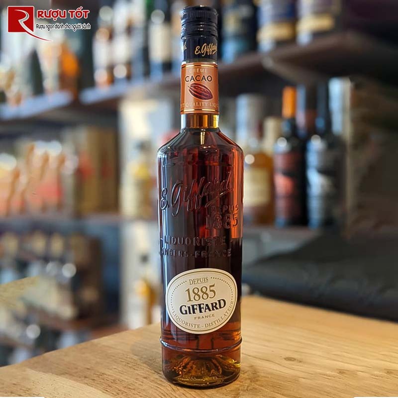 Rượu Mùi Giffard 1885 Cacao Creme