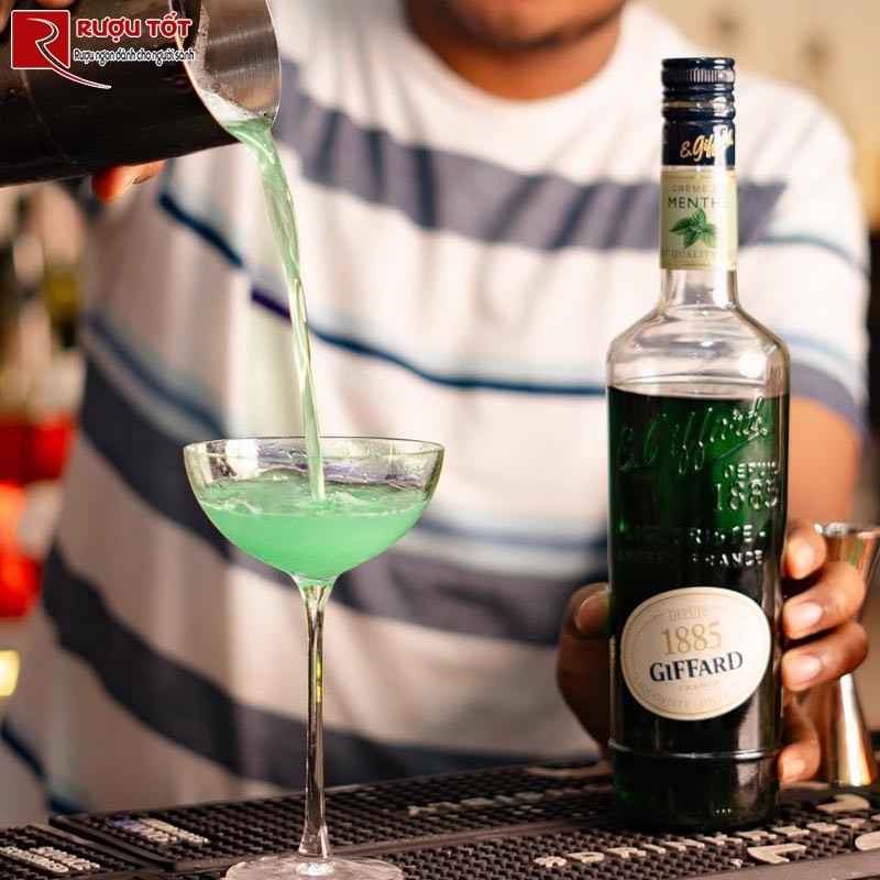 Rượu Mùi Giffard 1885 Menthe Creme