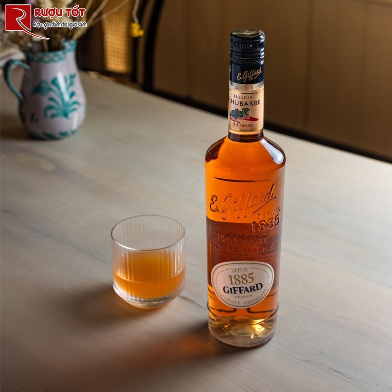 Rượu Mùi Giffard 1885 Rhubarb Liqueur