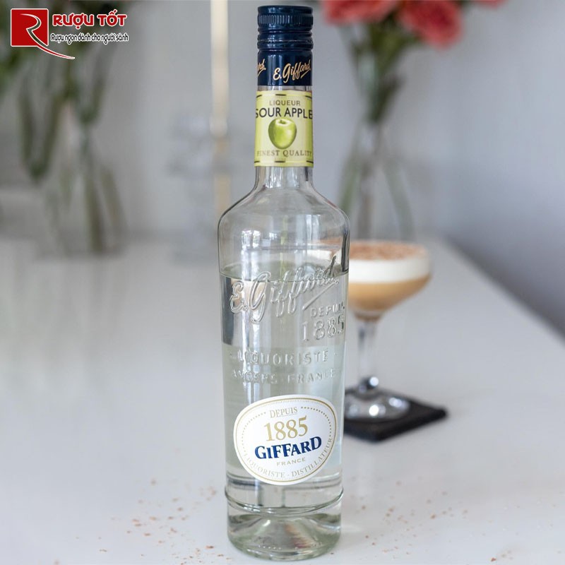 Rượu Mùi Giffard 1885 Sour Apple Liqueur