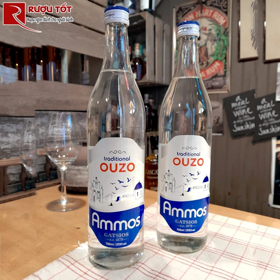 Rượu mùi Ouzo Ammos Gatsios