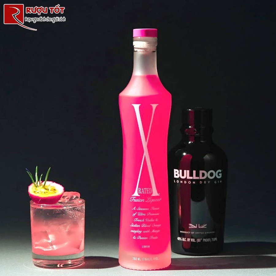 ruou x rated fusion liqueur 700ml 17%