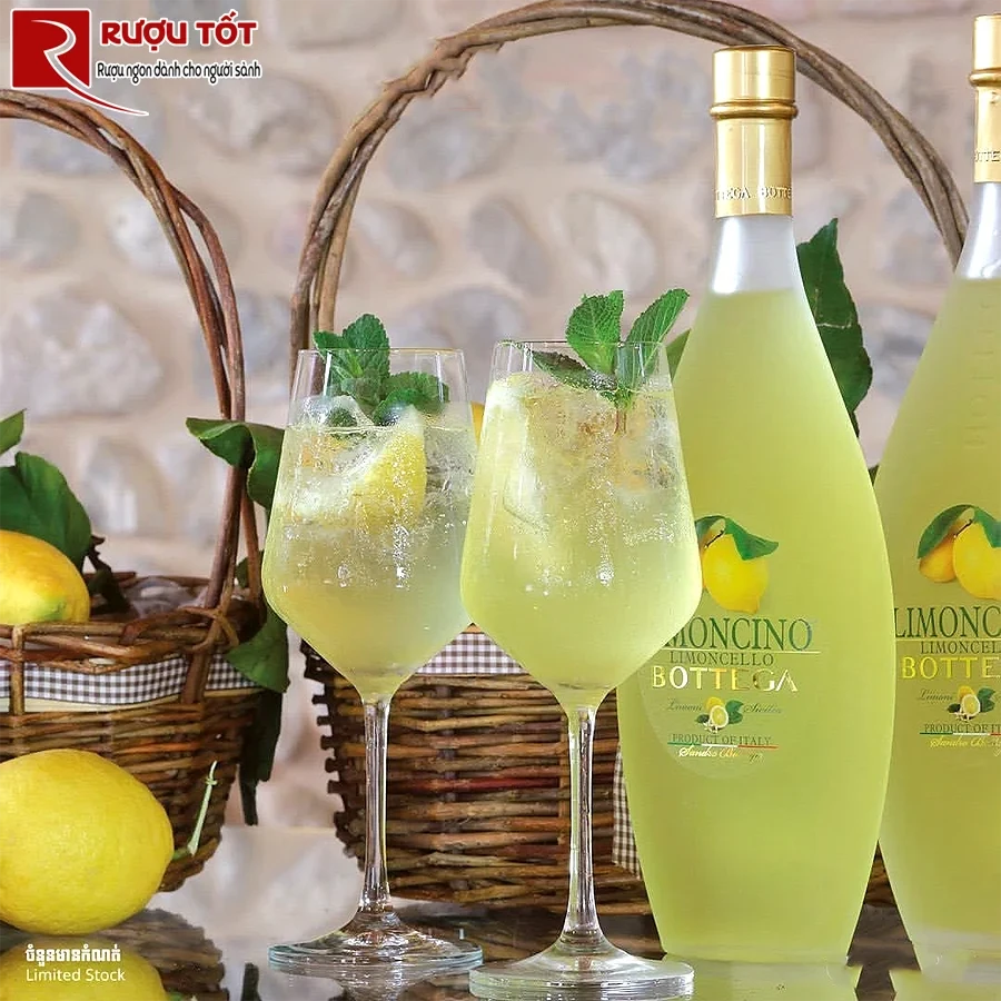 Rượu Ý Limoncino Limoncello Bottega