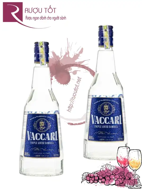 Rượu Vaccari White Sambuca