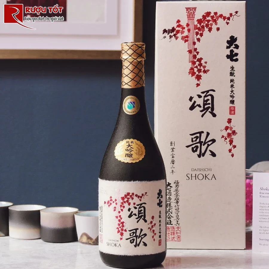 ruou sake daishichi shoka nhat ban dang cap
