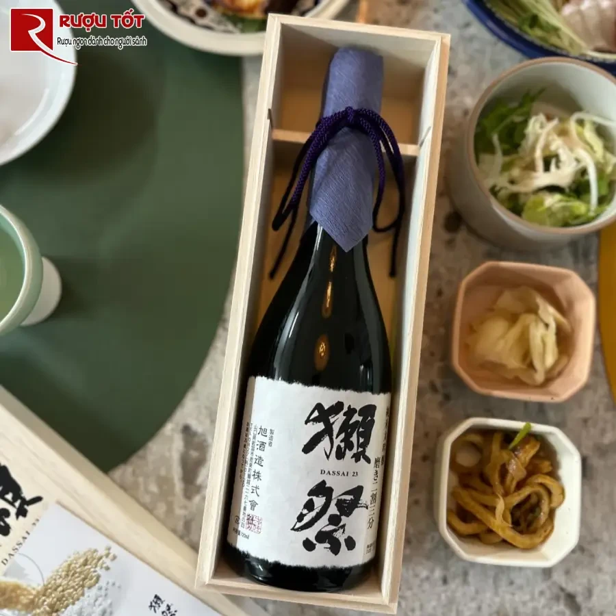 rượu sake dassai 23 junmai daiginjo