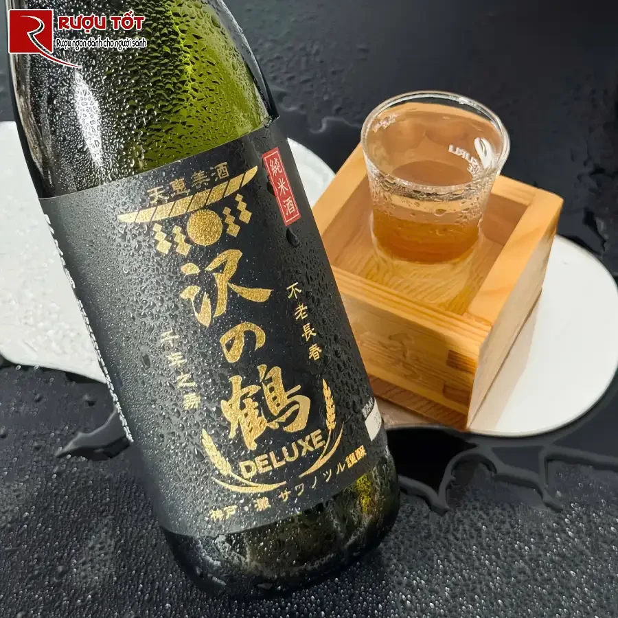 ruou sake deluxe sawanotsuru chai 1,8 lit 15,5% nhat ban