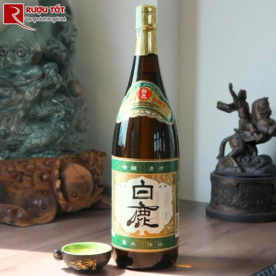 ruou sake hakushika 1.8l gia tot
