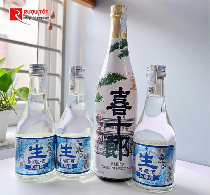 Rượu Sake Hakushika Nama