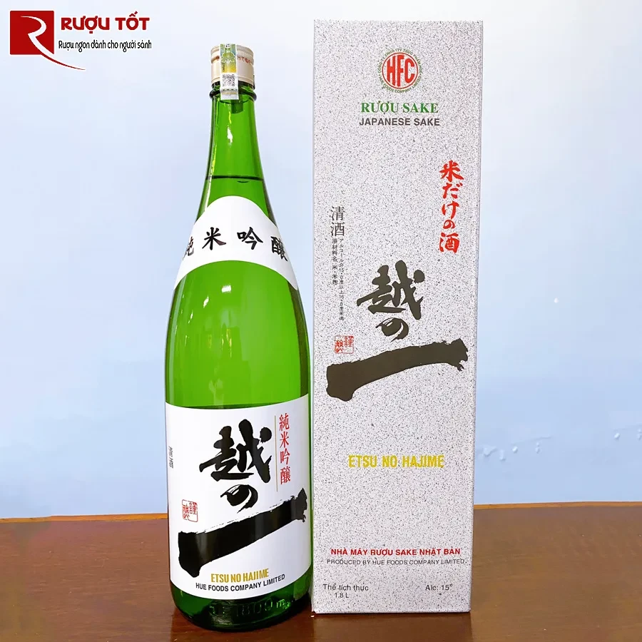 ruou sake hue etsu no hajime 1,8 lit nhat ban