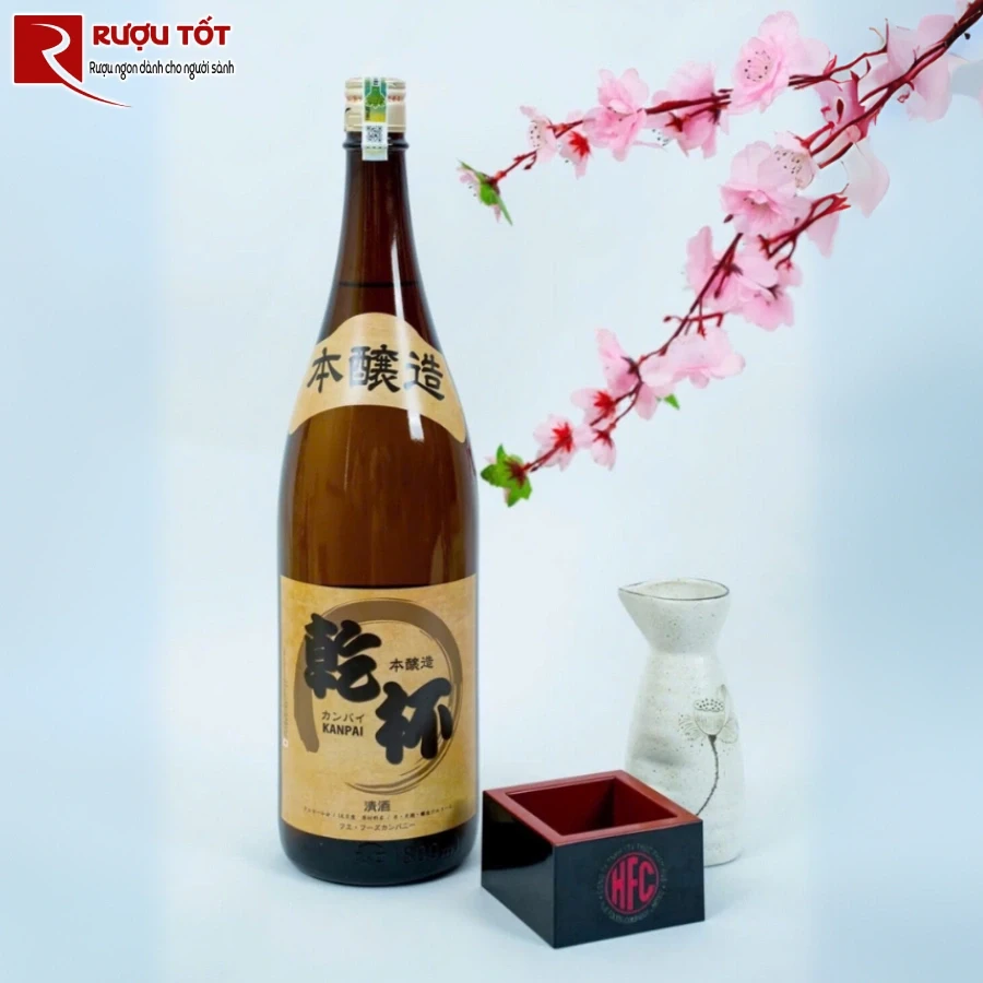 ruou sake kanpai 720ml