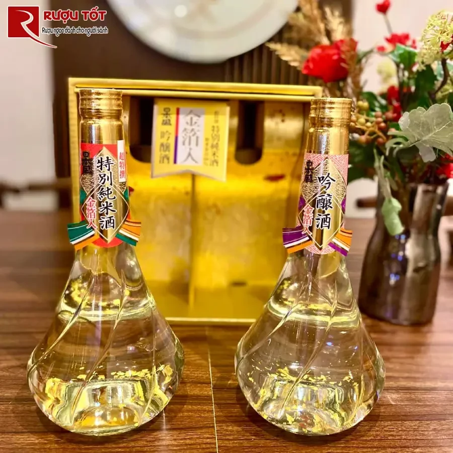rượu sake kinpakuiri ginjoshu