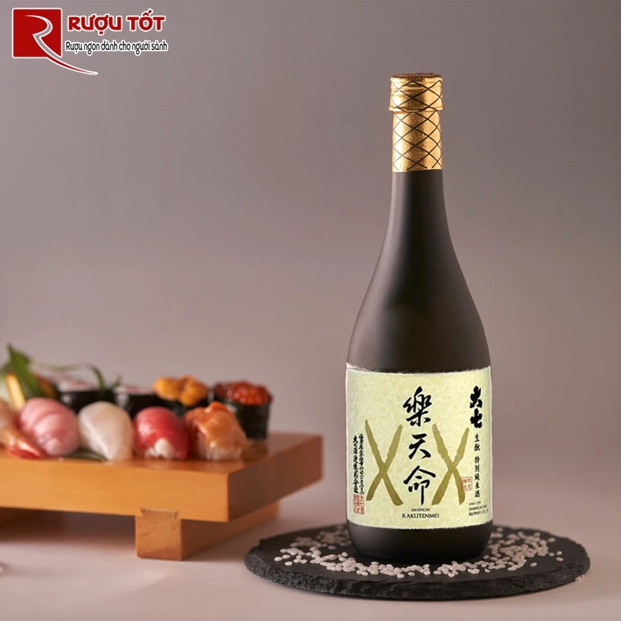 Rượu Sake Nhật Daishichi Rakutenmei