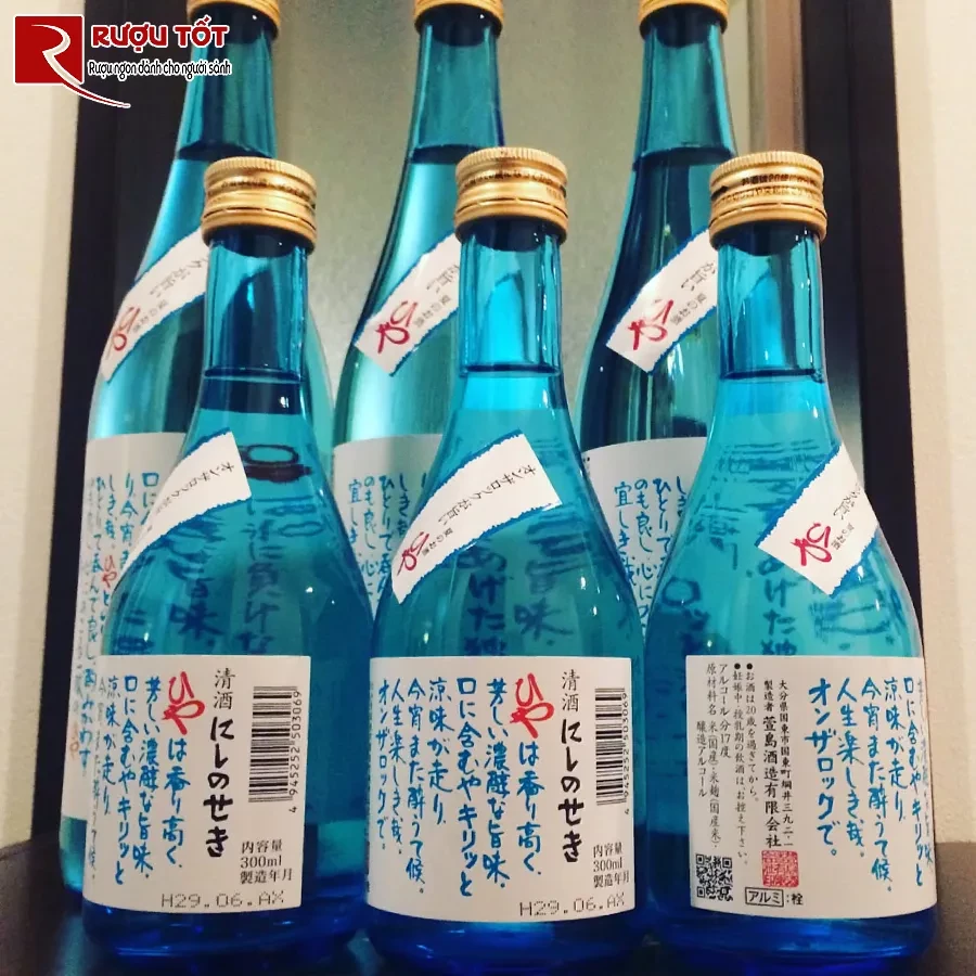 ruou sake nishinoseki hiya 330ml nhat ban