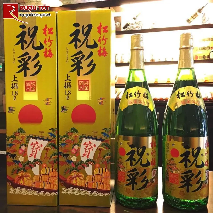 ruou sake vay vang 1.8l gia bao nhieu