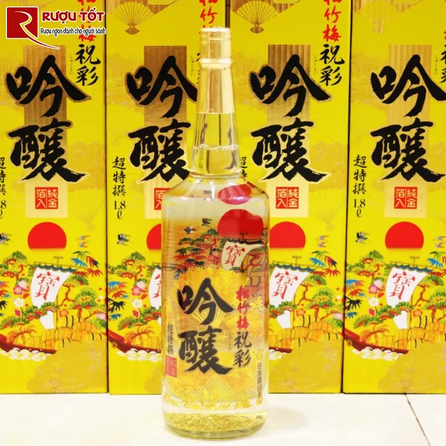 ruou sake vay vang takara shozu 1.8 lit nhat ban