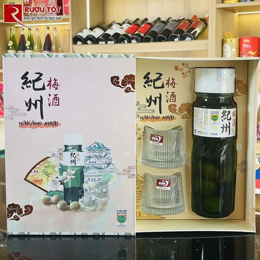 ruou umeshu nakano miiri 720ml 14% nhat ban hao hang