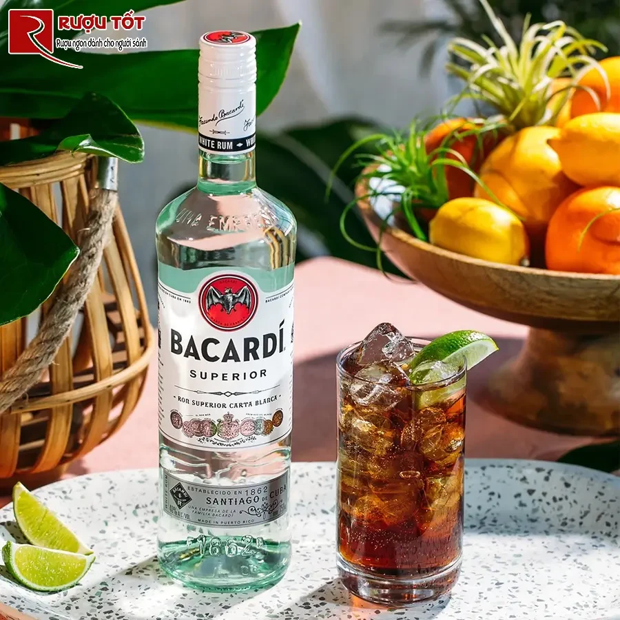 ruou bacardi trang 750ml 40% chinh hang