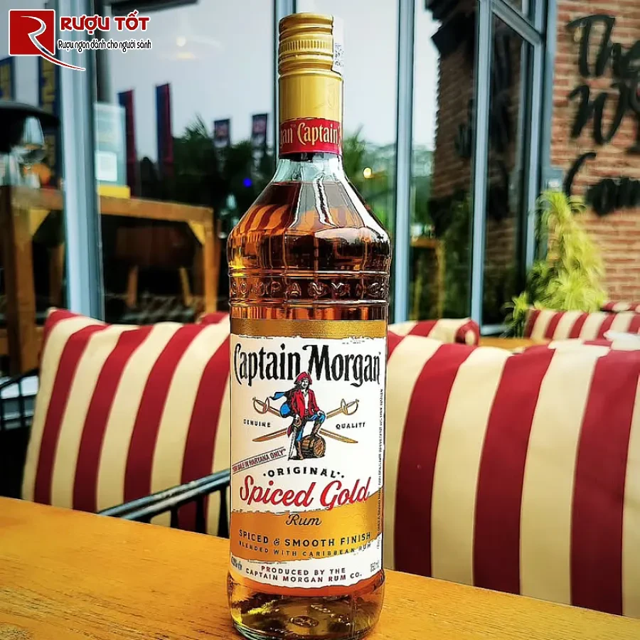 ruou captain morgan spiced gold 35% 750ml