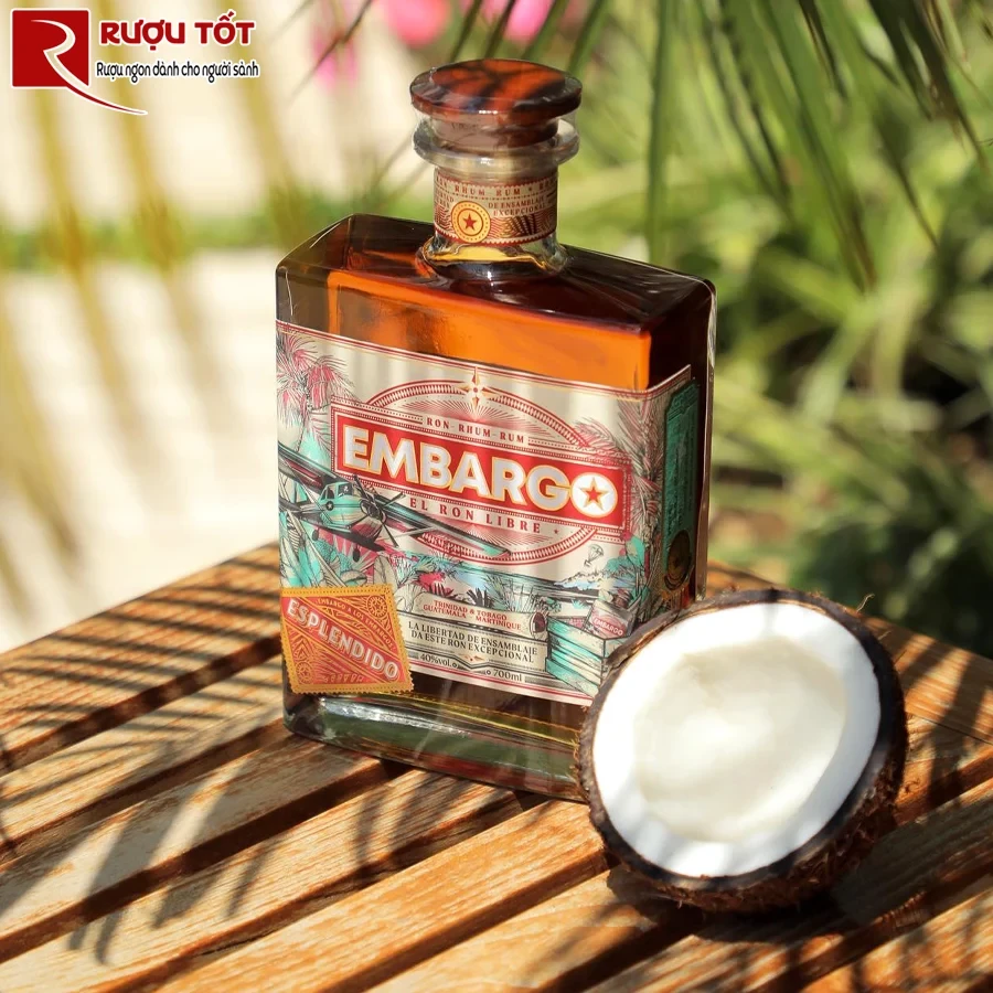 Rượu Embargo Anejo Esplendido Rhum